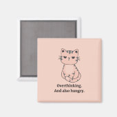 Wütende Katze Magnet (Vorderseite/Rückseite)
