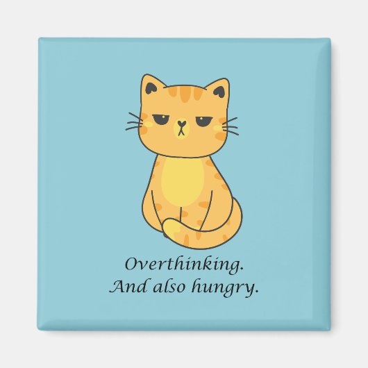 Wütende Katze Magnet (Vorne)