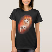 Wütende Katze Meme Lustige Alberne Katze Katzenlie T-Shirt (Vorderseite)