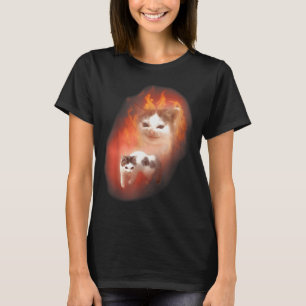 Wütende Katze Meme Lustige Alberne Katze Katzenlie T-Shirt