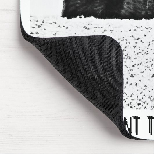 Wütende Katze Mousepad (Ecke)