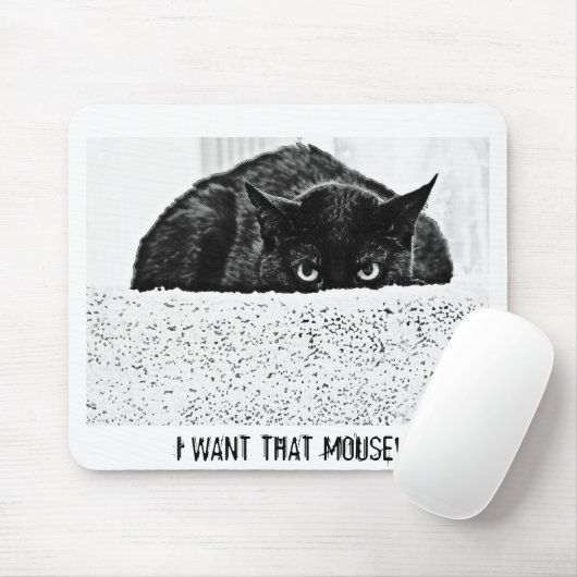 Wütende Katze Mousepad (Mit Mouse)