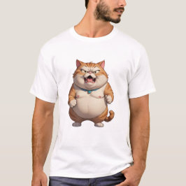 Wütende Katze niedliche lustige, wütende Katze T-Shirt
