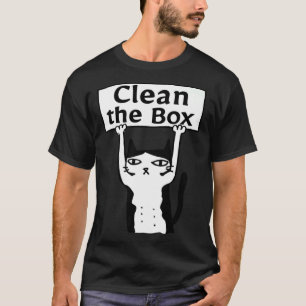 Wütende Katze reinigt die Box Kitten Adoption verb T-Shirt
