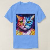 wütende Katze T-Shirt (Design vorne)