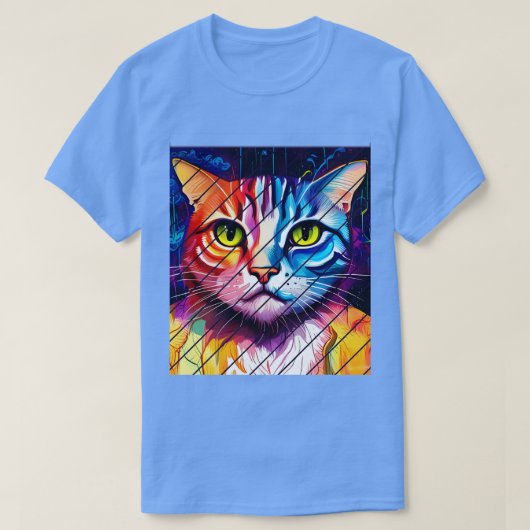 wütende Katze T-Shirt (Design vorne)