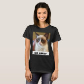wütende Katze T-Shirt (Vorne ganz)
