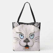 Wütende Katze Tasche (Rückseite)