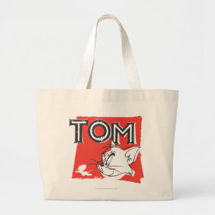 Wütende Katze Toms und Jerry Jumbo Stoffbeutel