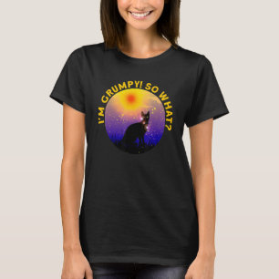 Wütende Katzen-Meme Ich bin mürrisch, na und 2 T-Shirt