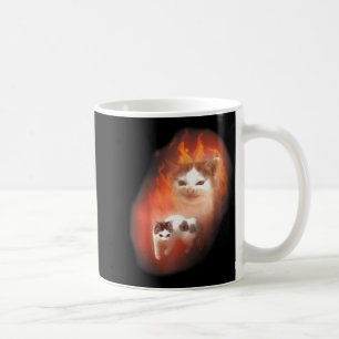 Wütende Katzen-Meme Lustige Verrückte Katze Katzen Kaffeetasse