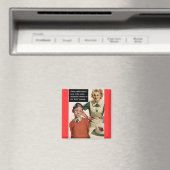Wütende Mama und Ruinenkuchen - Vintag Funny Magnet (In Situ (Geschirrspüler))