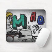 WÜTENDE Mausunterlage Mousepad (Mit Mouse)