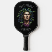 Wütende Medusa Pickleball Schläger (Rückseite)