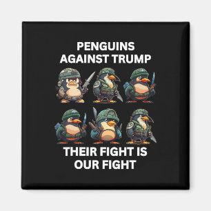 Wütende Pinguine gegen Trump Ihr Kampf ist unser K Magnet