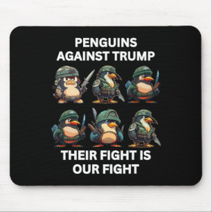 Wütende Pinguine gegen Trump: Ihr Kampf ist unser Mousepad