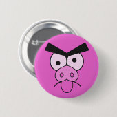 Wütende Schweinknöpfe Button (Vorne & Hinten)