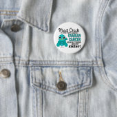 Wütende Schwester-Eierstockkrebs des Küken-2 Button (Beispiel)