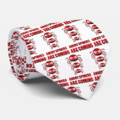 Wütende Spinnen kommen T - Shirt Krawatte (Gerollt)