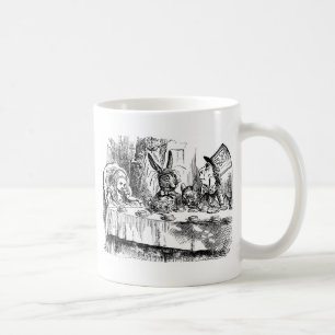 Wütende Tee-Party-Alice im Wunderland-Tasse Kaffeetasse