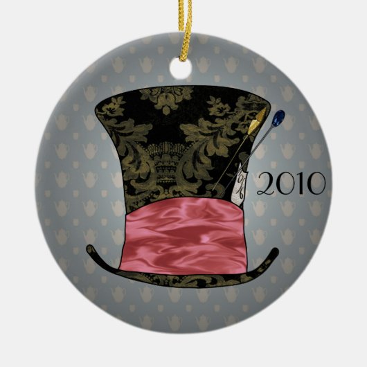 "Wütende viktorianische" Verzierung Keramik Ornament (Vorne)