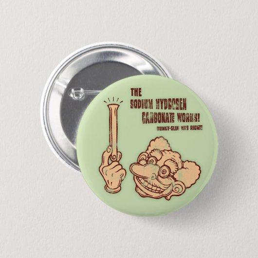 Wütende Wissenschaft Button (Vorne & Hinten)