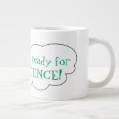 Wütende Wissenschaft Jumbo-Tasse (Rechts)