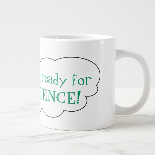 Wütende Wissenschaft Jumbo-Tasse (Rechts)