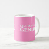 Wütende Wissenschaftler-Genie-Geschenke Kaffeetasse (VorderseiteRechts)