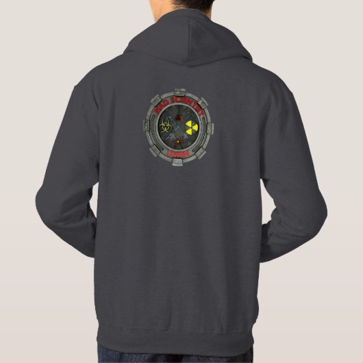 Wütende Wissenschaftler-Gewerkschaft Hoodie (Rückseite)