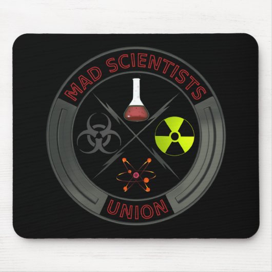 Wütende Wissenschaftler-Gewerkschaft Mousepad (Vorne)