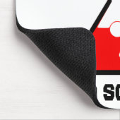 Wütende Wissenschaftler-Mausunterlage Mousepad (Ecke)