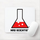 Wütende Wissenschaftler-Mausunterlage Mousepad (Mit Mouse)