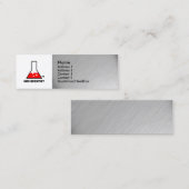 Wütende Wissenschaftler-Visitenkarte Mini Visitenkarte (Vorne/Hinten)