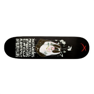 Wütende Woebots "Tasche voller Monster" Skateboard
