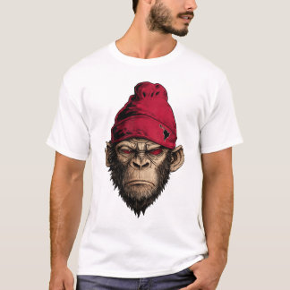Wütender Affe im Streetstyle – Urbaner Rebellenaff T-Shirt
