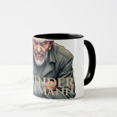 Wütender Alter Mann - Cartoon-Illustration Tasse (VorderseiteRechts)