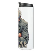 Wütender Alter Mann - Cartoon-Illustration Thermosbecher (Nach rechts gedreht)