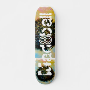 wütender Ball 8 Skateboard