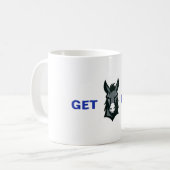 Wütender Becher Kaffeetasse (Vorderseite Links)
