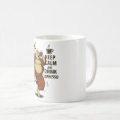 Wütender Buddha Kaffeetasse (VorderseiteRechts)
