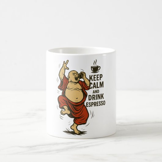 Wütender Buddha Kaffeetasse (Mittel)