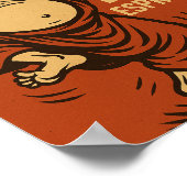 Wütender Buddha Poster (Ecke)