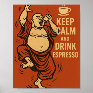 Wütender Buddha Poster