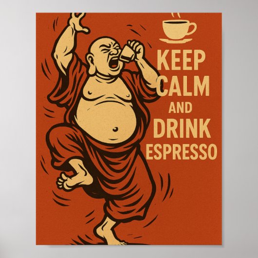 Wütender Buddha Poster (Vorne)