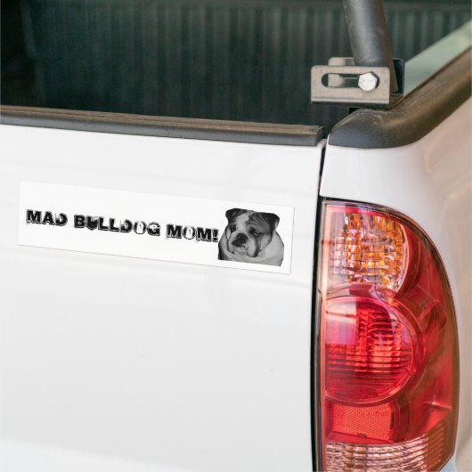 Wütender Bulldoggen-Mama-Auto-Autoaufkleber! Autoaufkleber (Auf Lkw)