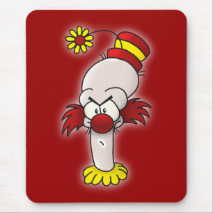 Wütender Clown Mousepad