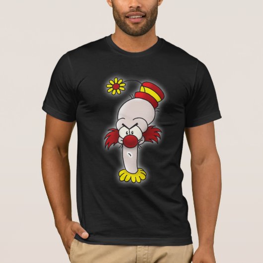 Wütender Clown T-Shirt (Vorderseite)