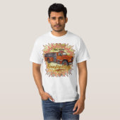 Wütender Feuerwehrmann Feuerwehr T-Shirt (Vorne ganz)