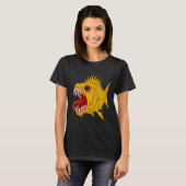 Wütender Fisch T-Shirt (Vorne ganz)